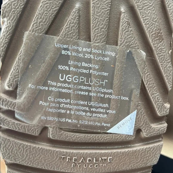 UGG Classic Fluff Pin Mini Boot, Antique Pearl - Picture 6 of 11